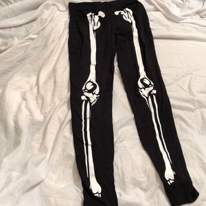 Blackheart Hot Topic Skeleton Leggings